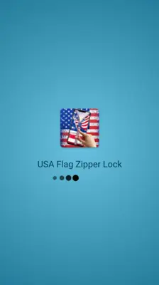 USA Flag Zipper Lock android App screenshot 3